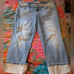 KanCan for maurices Light Blue Boyfriend Jeans size 18